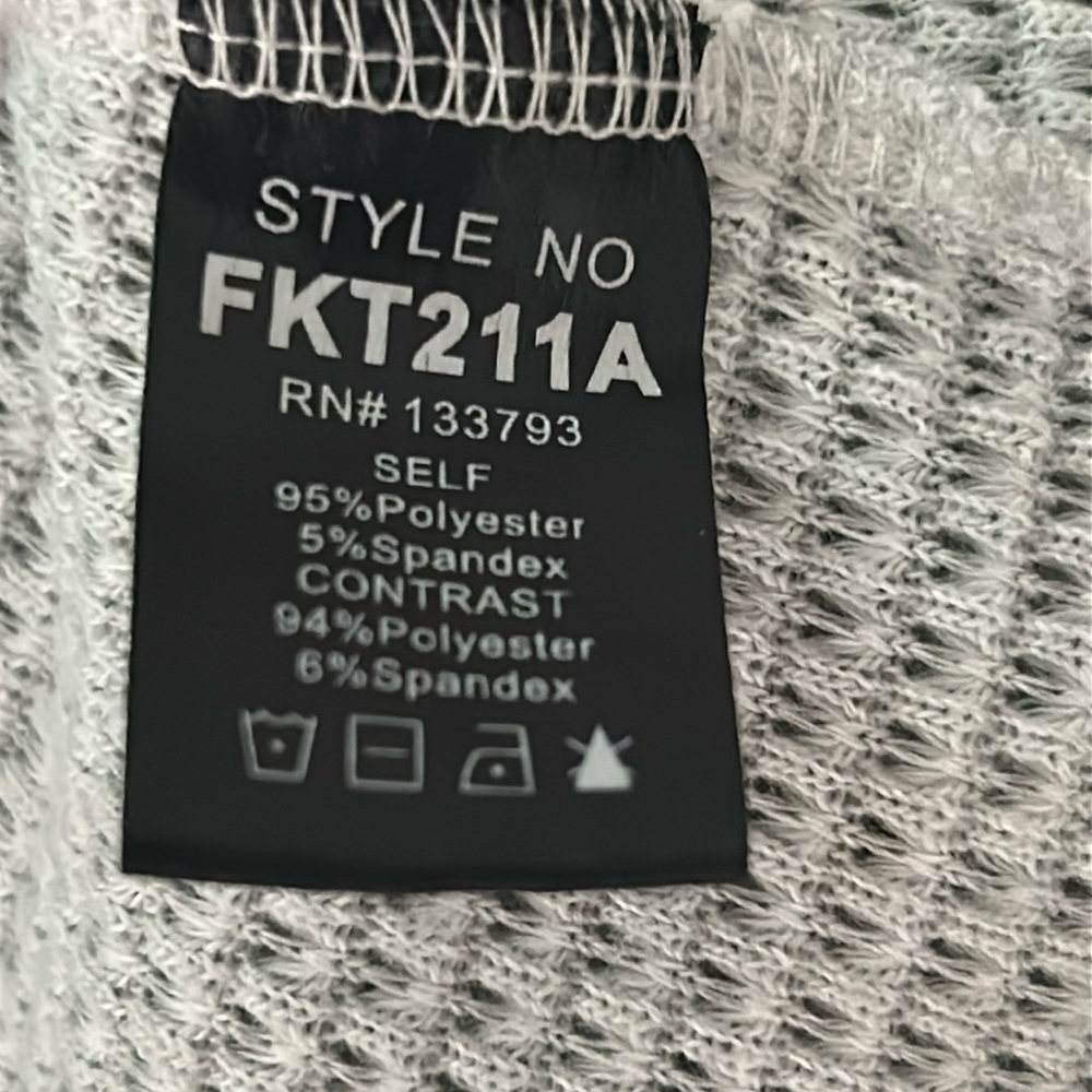 POL, Lace Trim Gray Cami Top MED - Picture 11 of 13